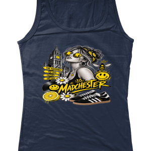 Soft style Vest  women's vest Madchester